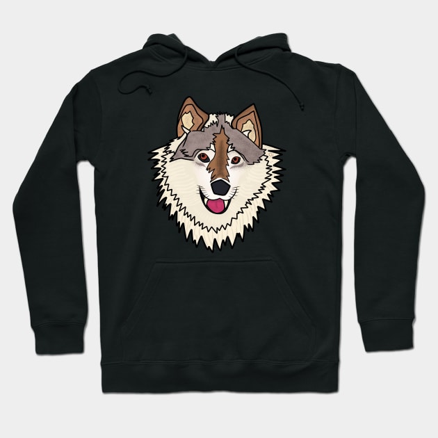 Smiley wolf Hoodie by onategraphics